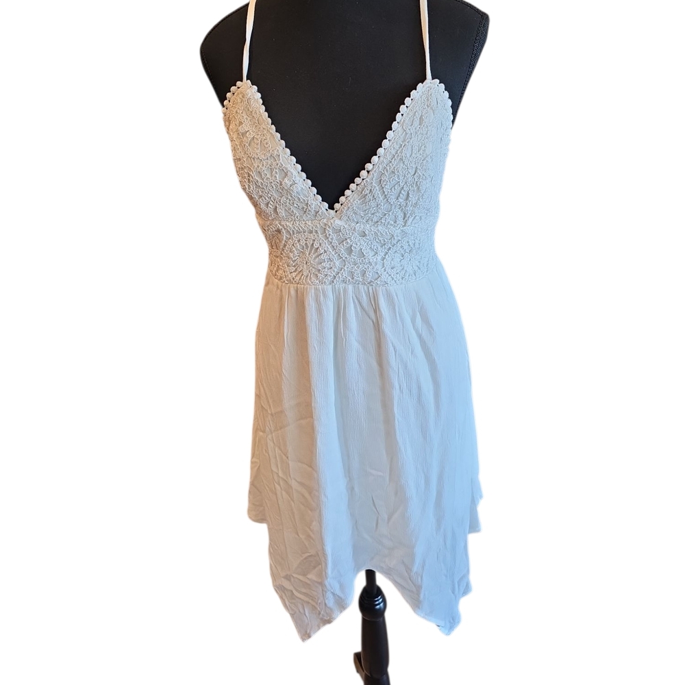 Almost Famous Blue Asymmetrical Sundress Sleeveless